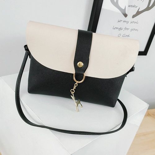 Cute Blue Patchwo r k small Fawn Inclined shoulder ,  ,  , سوق حكاية
