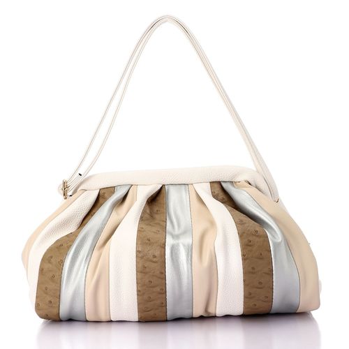 Dejavu Trendy Animal Skin Clutch - White ,  ,  , سوق حكاية