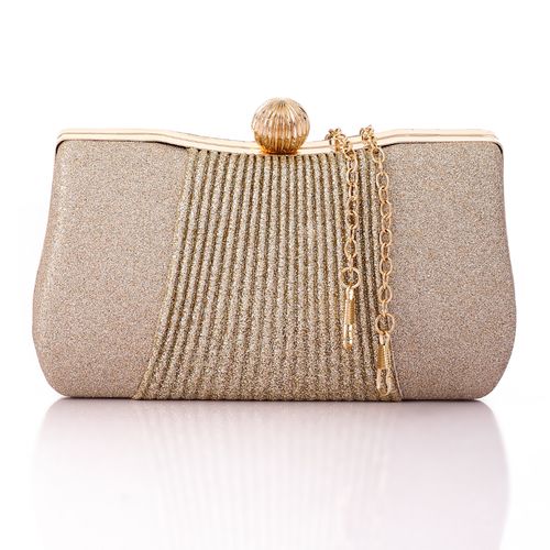 Mr Joe Ball Closure Ribbed Glittery Clutch - ,  ,  , سوق حكاية