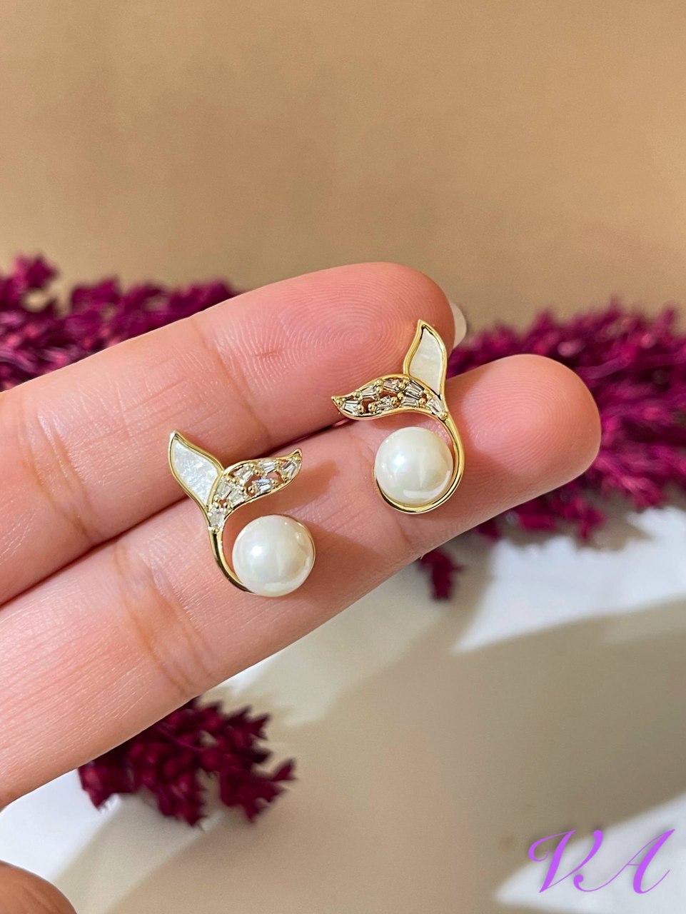 حلق gold plated  | سوق حكاية