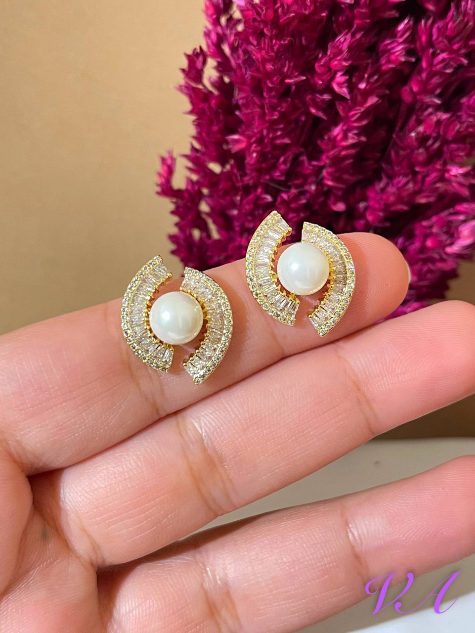 حلق gold plated  | سوق حكاية