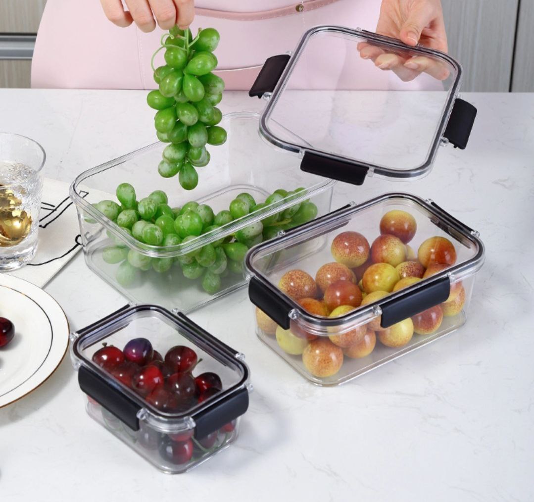 طقم علب ثلاجه اكليريك مقاسات 3*1 فونيكس | سوق حكاية