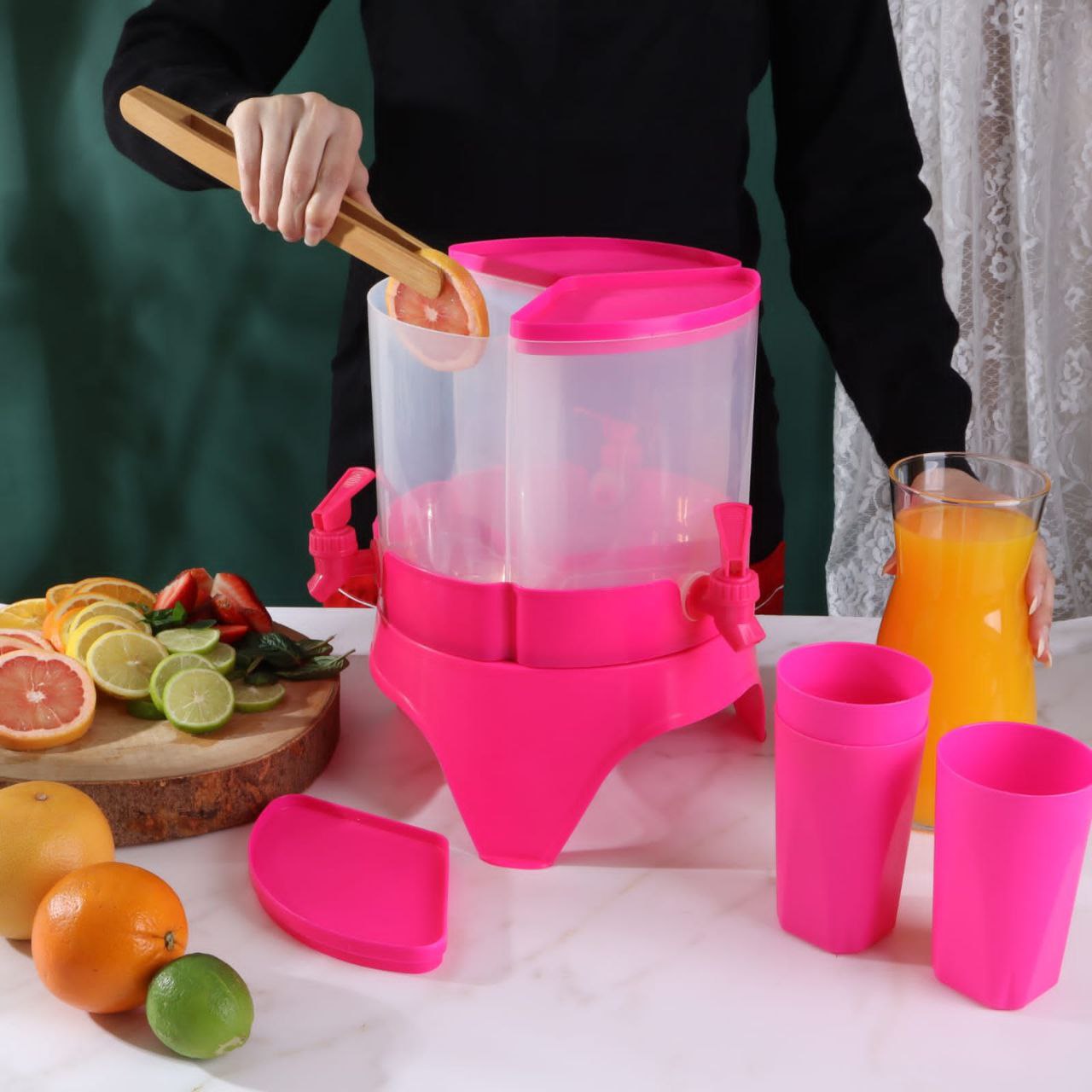 ديسبنسر عصير فلوريا 3عين | سوق حكاية