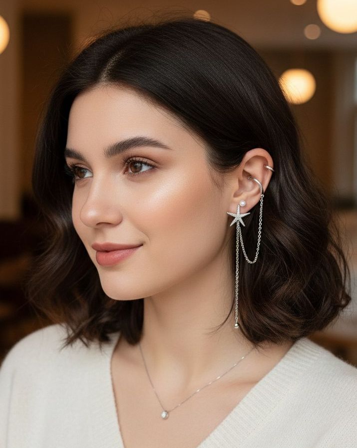 حلق gold plated  | سوق حكاية