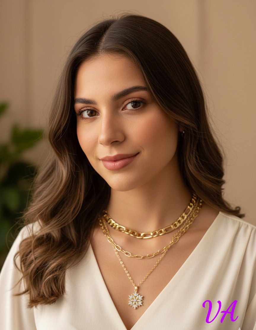 سلسله ٣ دور gold plated اشكال | سوق حكاية