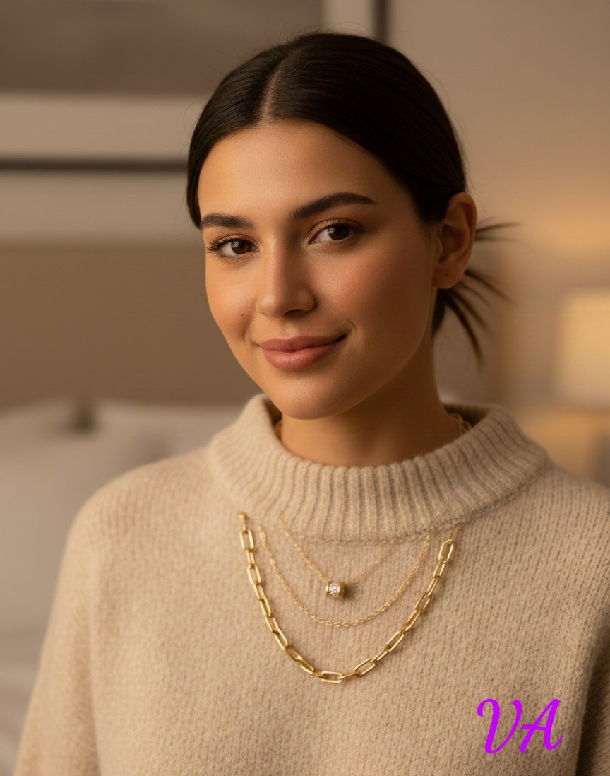 سلسله ٣ دور gold plated اشكال | سوق حكاية