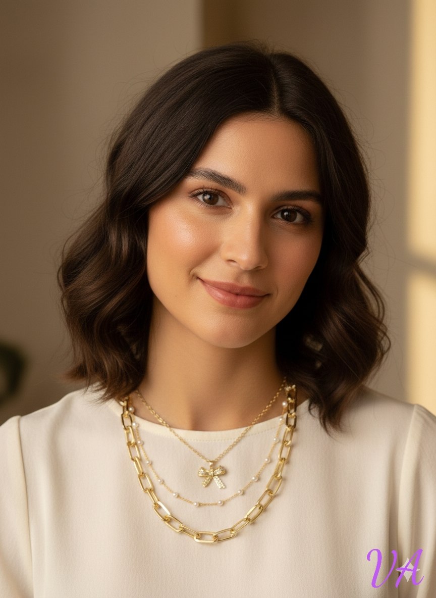 سلسله ٣ دور gold plated اشكال | سوق حكاية