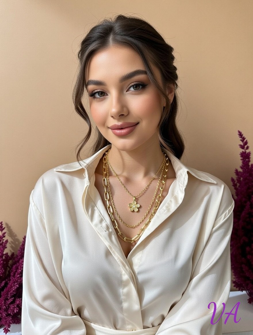 سلسله ٣ دور gold plated اشكال | سوق حكاية